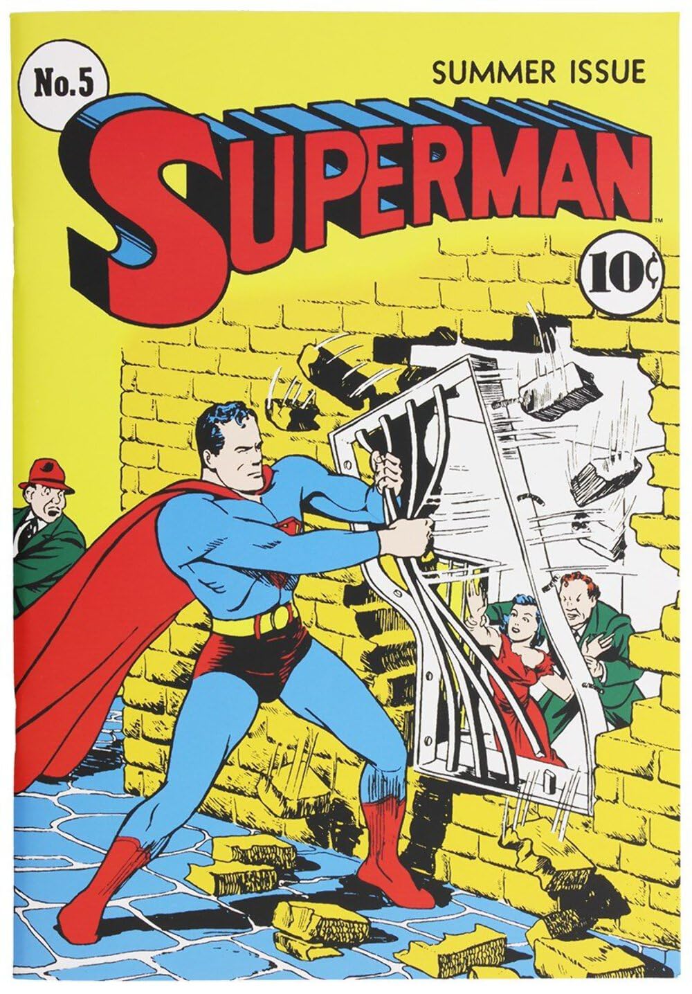 Superman Comic Style Paperback Notebook