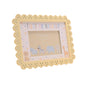 Petit Cheri - Scallop Frame 6" x 4" Yellow - First Granchild - Memories Photo Picture Frame For Boys & Girls, Kids & Children - New Baby, Baby Shower & Birth Gifting & Homeware - H: 26cm x W: 19cm.