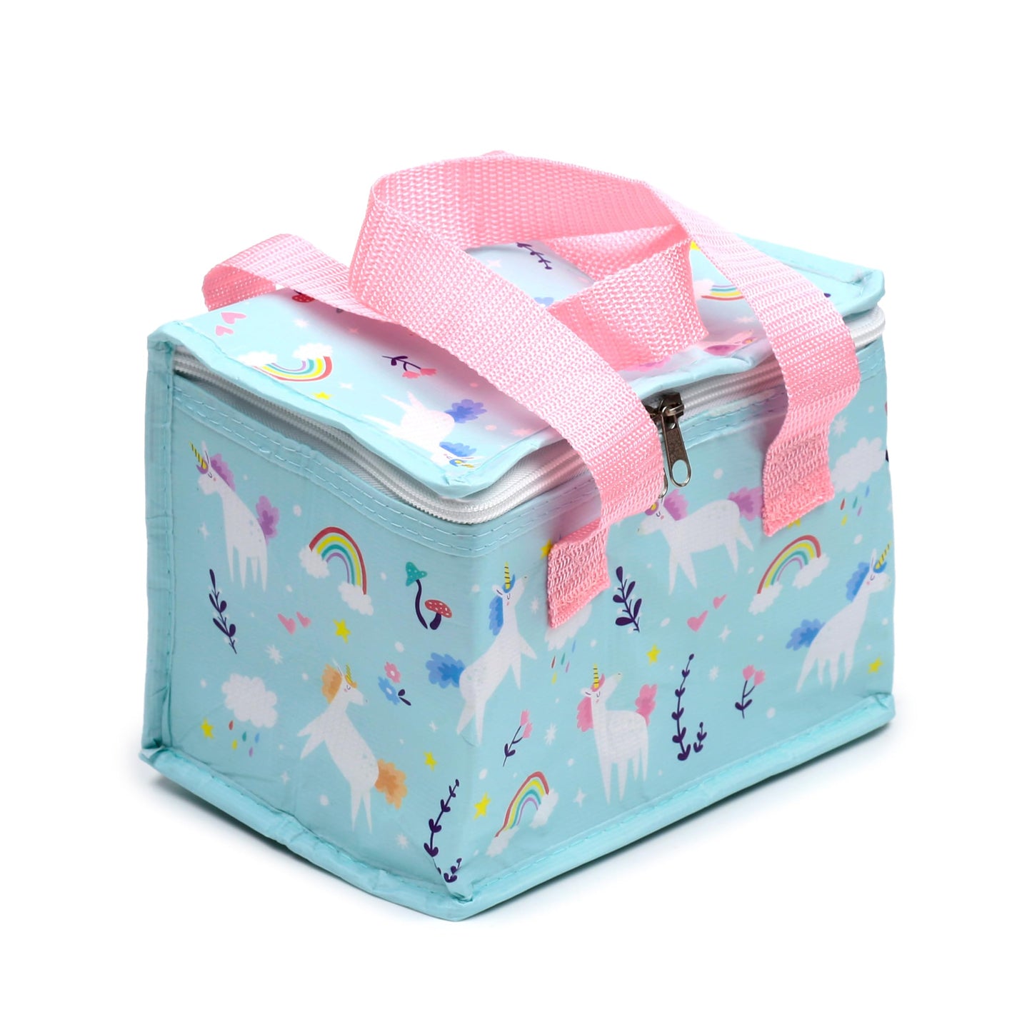 Puckator RPET Cool Bag Lunch Bag Unicorn Magic Themed - Made from Recycled Plastic Bottle - Insulated Lunch Bag for Women Men Children - Lunch Box Bag for Work & School - Beach Picnic Accessories