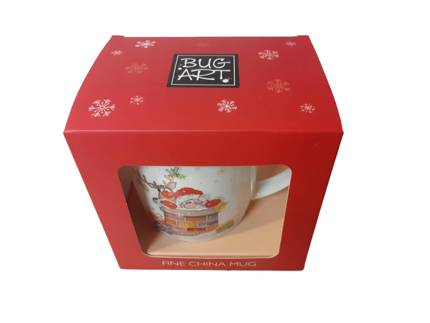 Lesser & Pavey Bug Art Santa Fine China Mug
