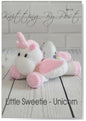 Knitting by Post Knitting Pattern Unicorn Sweetie Soft Toy from