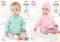 King Cole 5845 Knitting Pattern Baby Sweater Cardigan Blanket and Hat in Comfort Chunky, Multi, 16'' - 23''