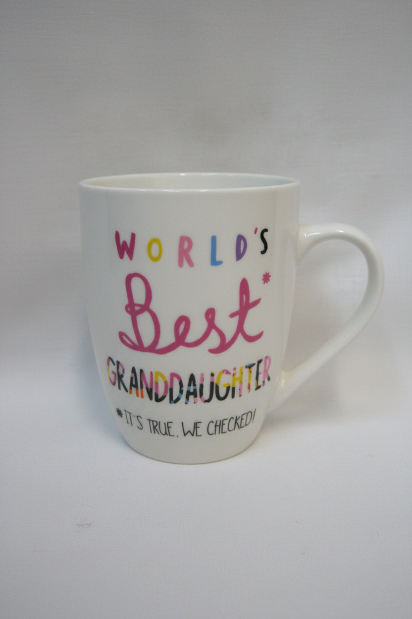 Mug World's Best Granddaughter It's True We Checked XQ013