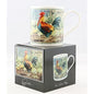 Cachet Cockerel Rooster Farm Animal Fine Art Watercolour China Gift Mug