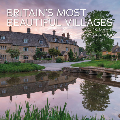 TGSC | Britain’s Most Beautiful Villages 2026-2027 Calendar, 16-Month Square Wall Calendar (Sept 2026-Dec 2027), UK Planner with Village Photography, Home or Office Organiser | 30 x 30 cm