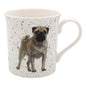 Lesser & Pavey British Designed Coffee Mug | Ceramic Coffee Mugs for Home or Work | Large Mugs for Hot Drinks | Pug Tea and Coffee Cups - Sarah Boddy
