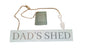 The Potting Shed Hanging Garden Signs 26cm Garden Shed Gift dads  shed