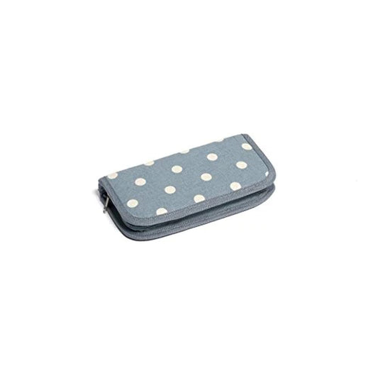 Crochet Hook Case Filled Blue Spot
