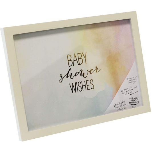Widdop Bingham and Co Ltd Baby Shower Wishes Frame