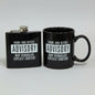 Ministry of Humour Mug & Hip Flask Set - Explicit Content