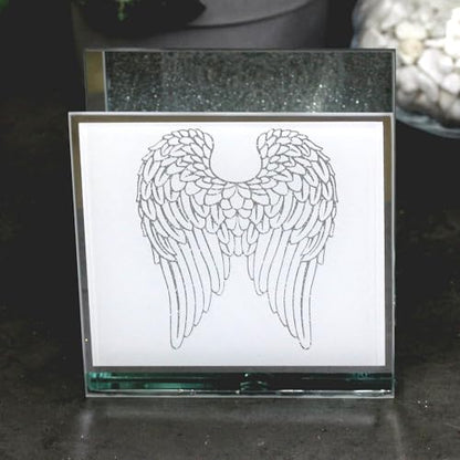 lesser and pavey LP45399 Angel Wings Tea Light Holder | For Adults | Multicolor Accessory, Silver
