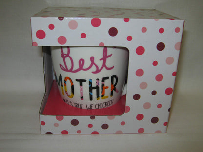 New BGT Tea Coffee Mug World's Best Mother It's True We Checked XQ057