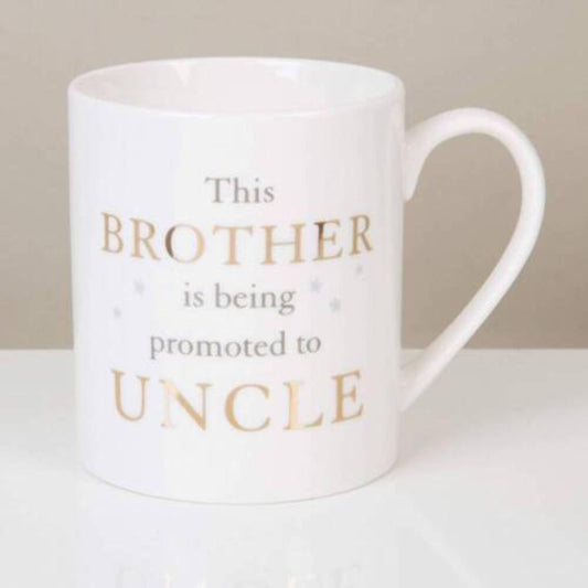 Bambino Bone China Mug - Brother Promoted to Uncle