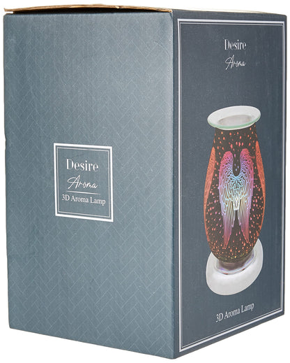 Lesser & Pavey Desire Aroma Wax Melt Burner -Scented -Shaped Touch Lamp with Gorgeous Night Light &Glitter Star Romantic Decorations-Ideal Home/Living Room and Office Decor Accessory