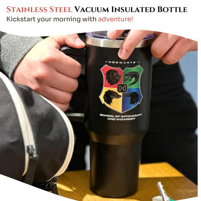 HOX Care Bears - Friendship Insulated Tumbler Stainless Steel Cup with Straw and Handle for Water, Iced Tea, Coffee or Smoothie