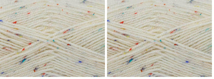 King Cole Big Value Tweed DK Yarn - 100g Ball - Premium Acrylic Wool for Knitting & Crochet - Double Knit (151 Nougat)