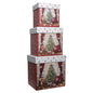 Gift Box Set Of 3    Christmas tree  Tree with led lights