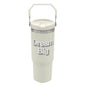 Lesser & Pavey Cream Drinks Tumbler 900ml for Cold & Hot Drinks | Stylish Tumbler Drinking Glasses for Water & Cold Drinks | Lovely Tableware Glass Gifts for Women & Men