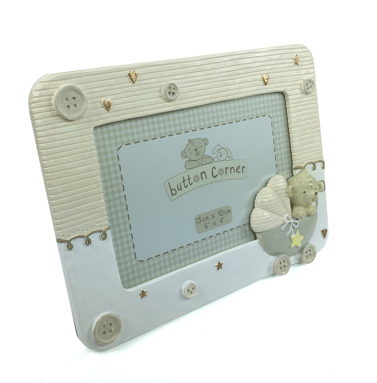ukgiftstoreonline Baby Photo Frame Gift 6" x 4" With Pram Icon