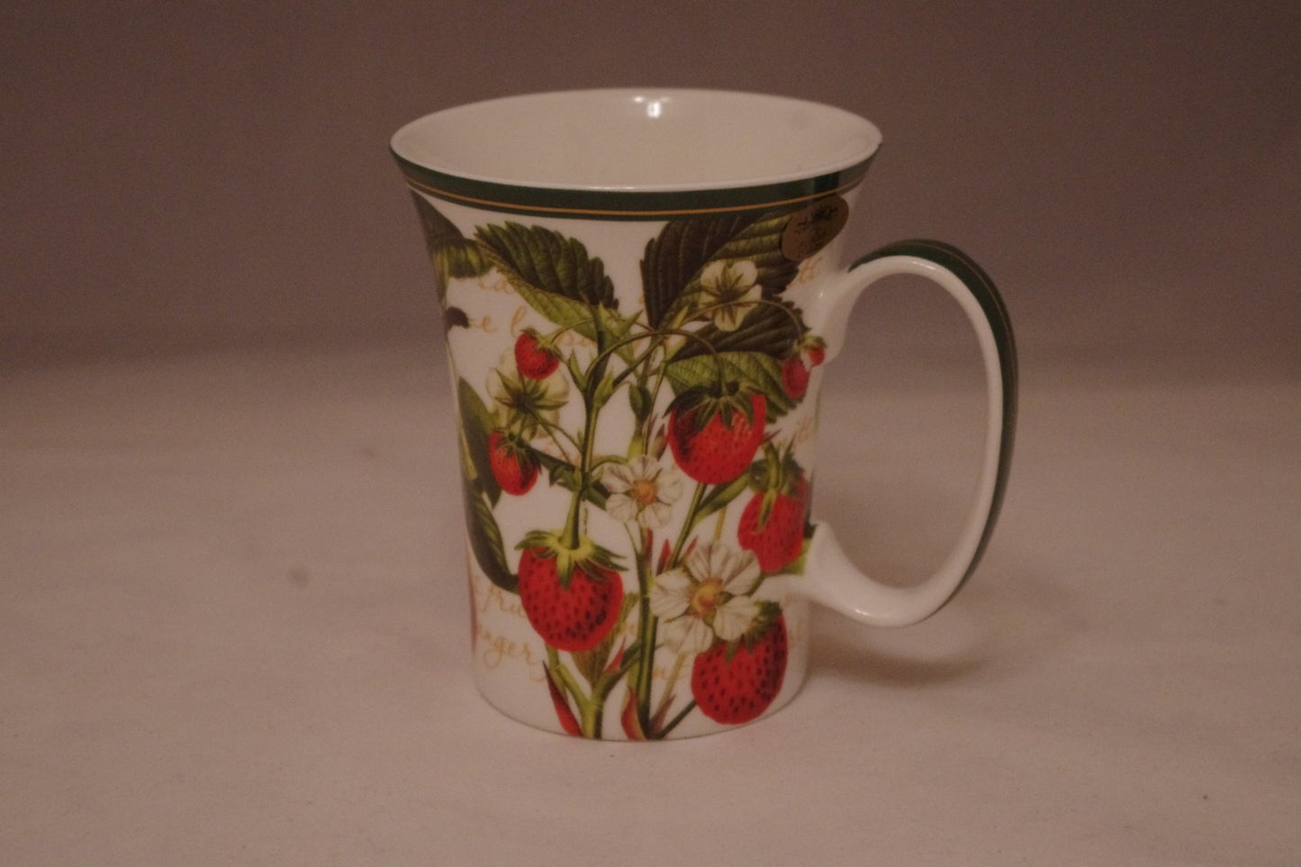 Fine China Tea Coffee Mug Set Of 3 Fruit Garden Design lp301   x1  random