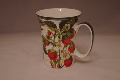 Fine China Tea Coffee Mug Set Of 3 Fruit Garden Design lp301   x1  random