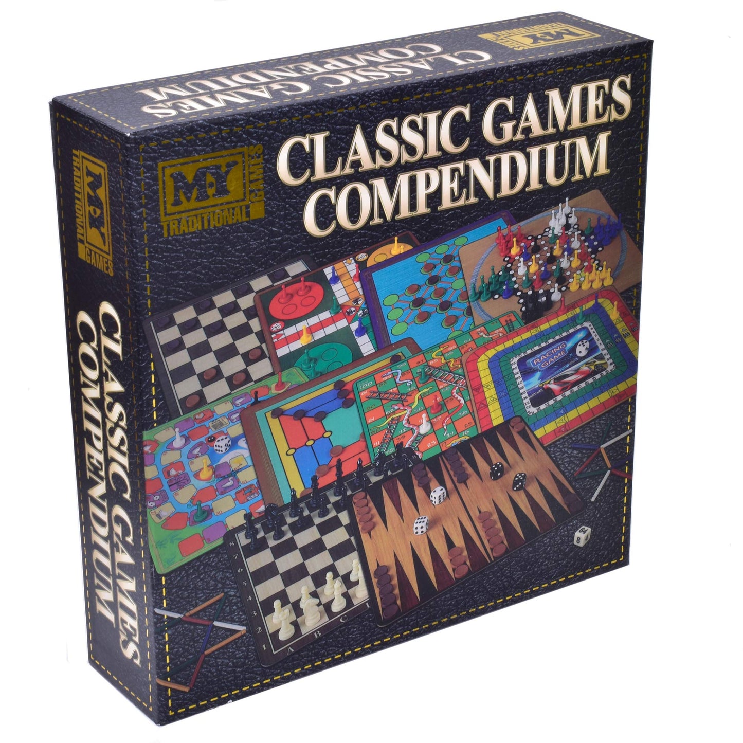 M.Y Classic Games Compendium | 100 Games Inside | Includes Chess, Ludo, Dice Games, Matchstick Puzzles And Many More!