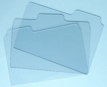 Zutter Clear Acrylic Covers Folder Tabs, 3-Piece set by Zutter Innovative Products