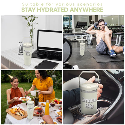 Lesser & Pavey Cream Drinks Tumbler 900ml for Cold & Hot Drinks | Stylish Tumbler Drinking Glasses for Water & Cold Drinks | Lovely Tableware Glass Gifts for Women & Men