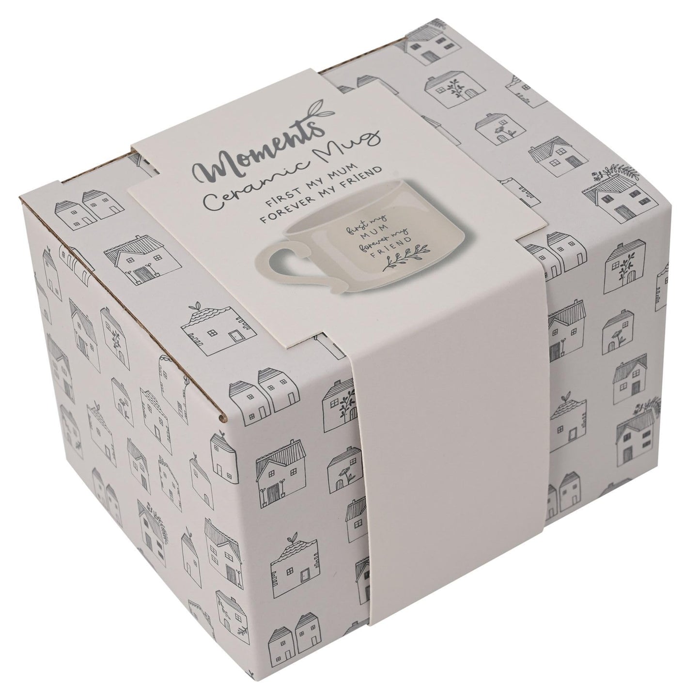 Widdop Moments Stoneware Ceramic Dad Mug - Dad My Hero Mug - Fawn Colour - Coffee Mug Tea Hot Drinks - Approx 350ml - Gift for Dad Him Birthday Father's Day Present