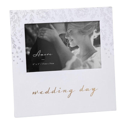 Amore Paperwrap Photo Frame - Wedding Day 6" x 4