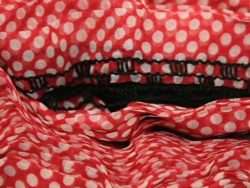 King Cole Krystal Boa Scarf Knitting Yarn 121 Red Spot - per 40 gram ball