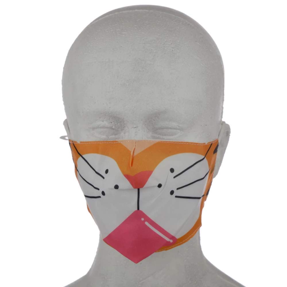Puckator Cutiemals Tiger Reusable Face Covering - Large