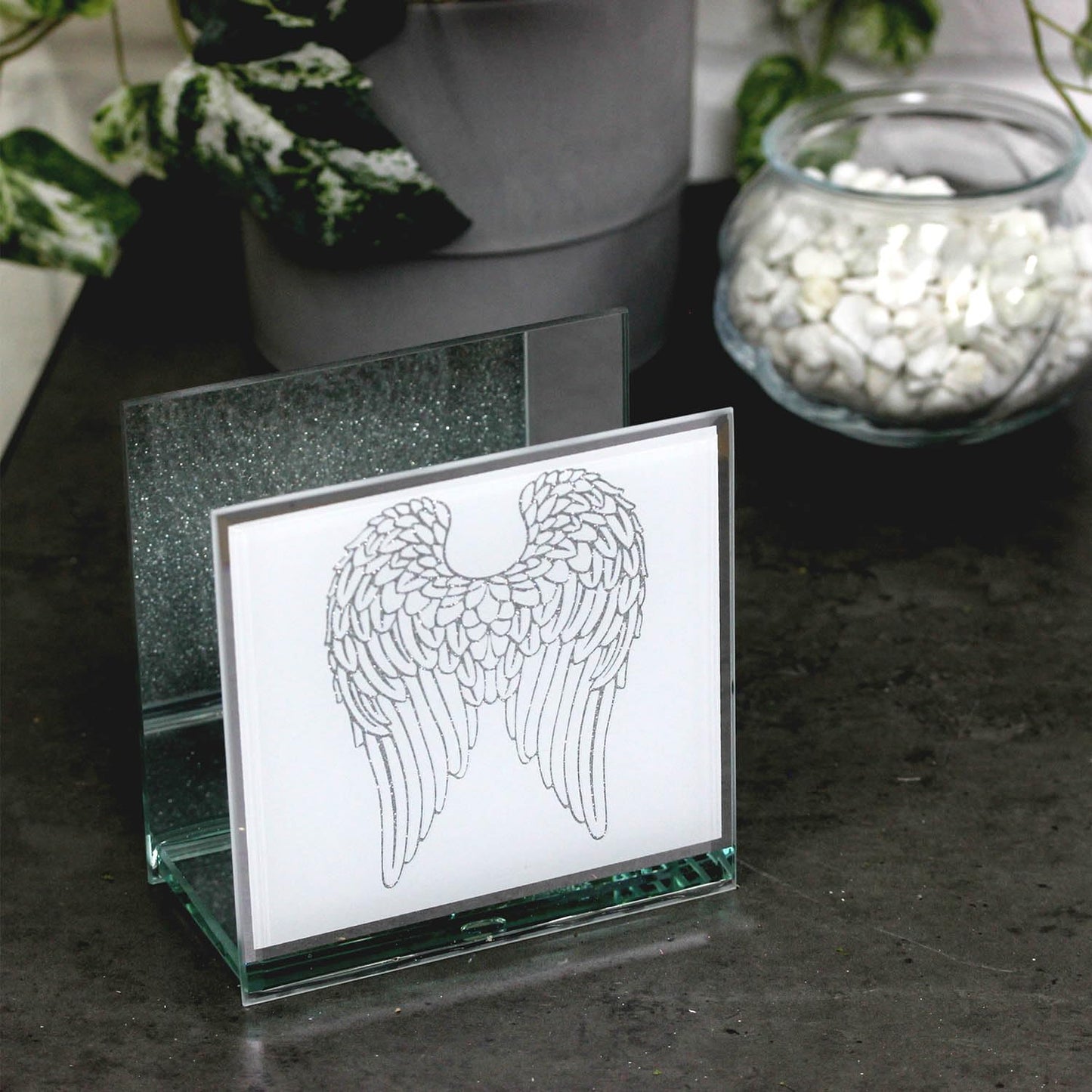lesser and pavey LP45399 Angel Wings Tea Light Holder | For Adults | Multicolor Accessory, Silver
