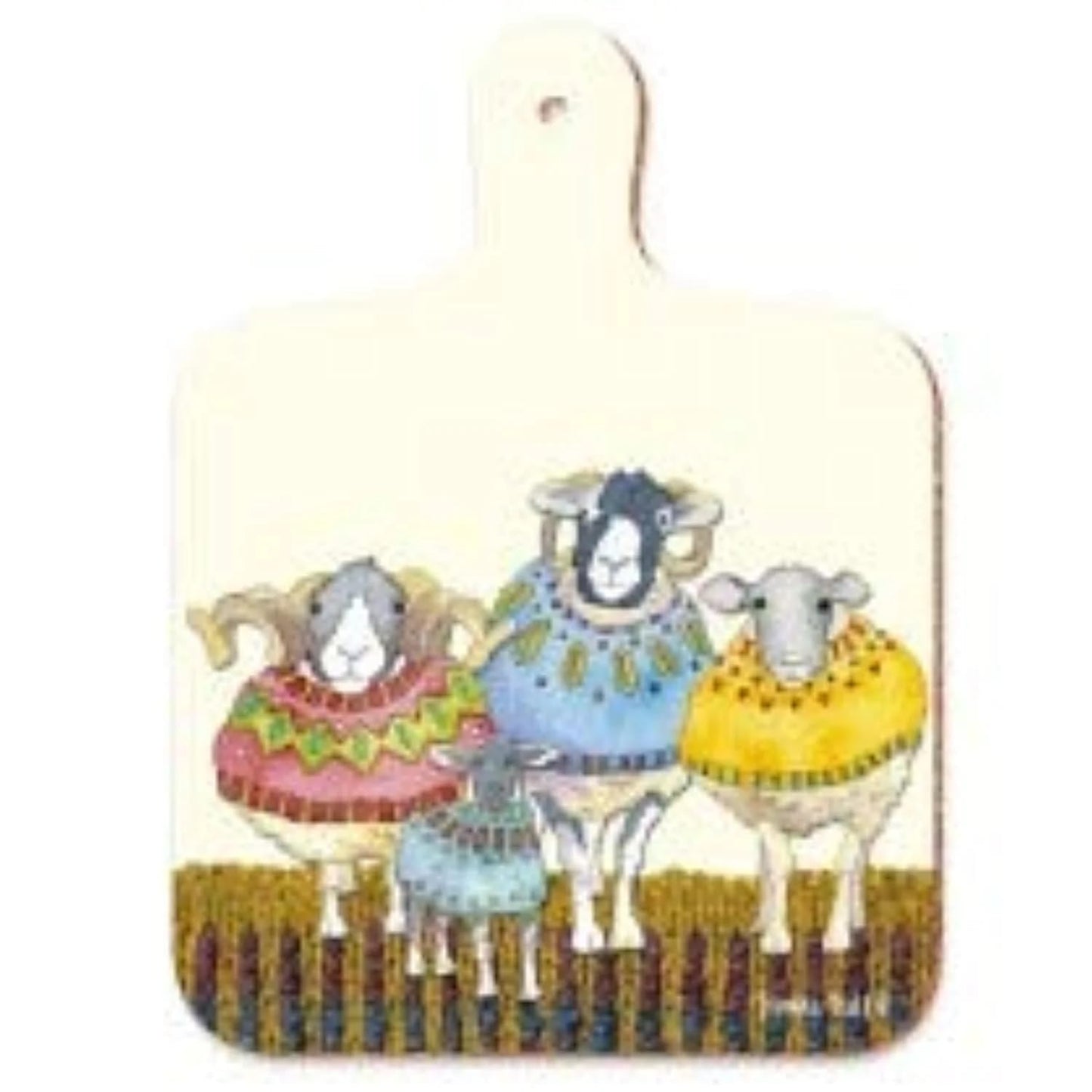 Emma Ball Sheep in Sweaters Mini Chopping board