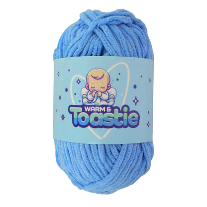 King Cole Warm & Toastie Chunky Yarn - 200g Ball - Incredibly Soft Super Chunky Knitting Wool for Cosy Blankets, Toys, and Scarves