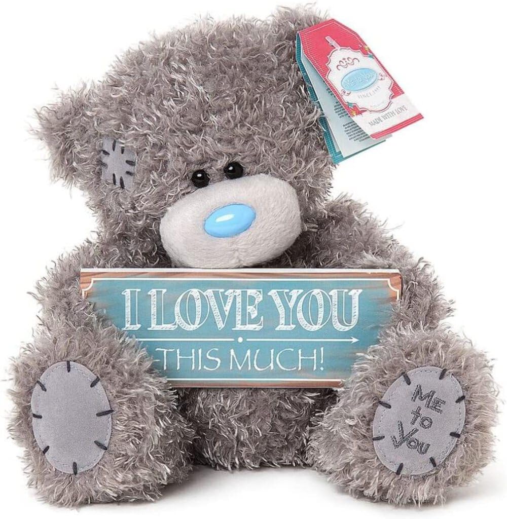 Me To You Bear 8" I Love You This Much Plaque