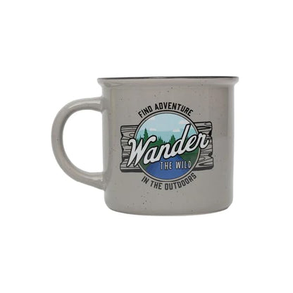 Oak Patch Gifts Get Outdoors Collection - Wander the Wild Ceramic Mug, 14 Oz
