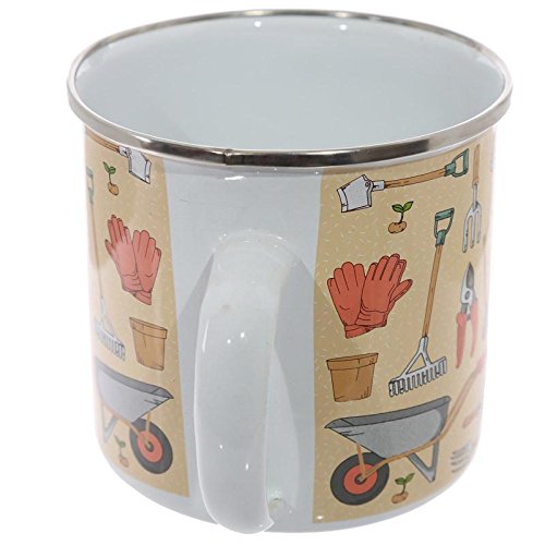 Lustige Emaillierte Tasse - A Little Dirt Never Hurt