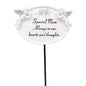 David Fischhoff Special Mum Graveside Oval Memorial Plaque on a Stick