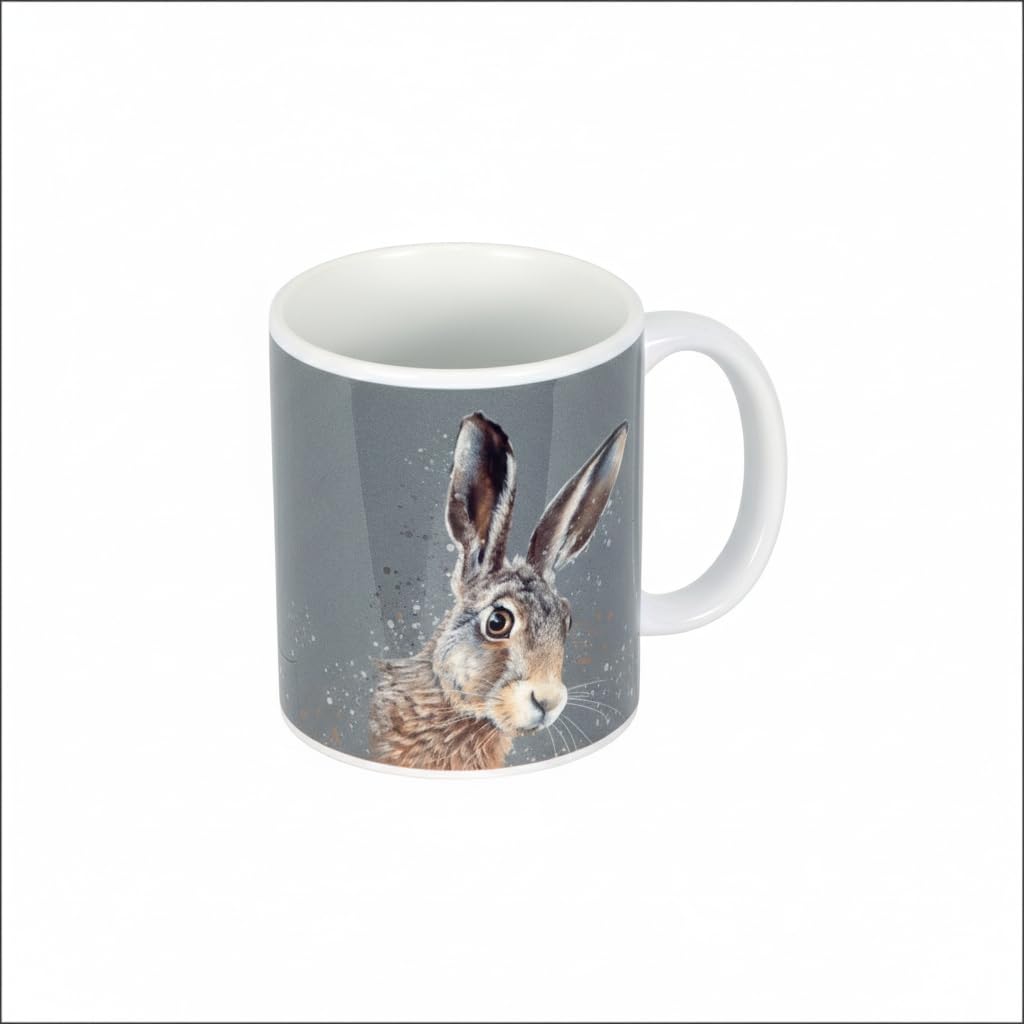 Design By Violet Ceramic Animal Mug in Gift Box – 350ml Countryside Mug for Easter, Gifting, Christmas and Birthdays