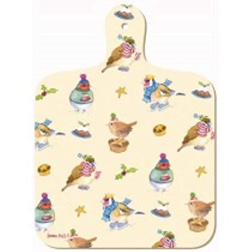 Emma Ball CHRISTMAS BIRDIES MINI CHOPPING BOARD