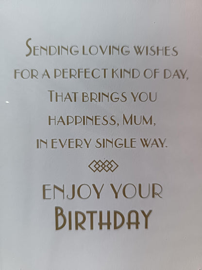 Fabulous Mum Birthday Card with an Art Deco Flapper Design