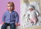 King Cole Knitting Pattern 2767 : Baby Blanket, Hat and Jacket (12-22in)