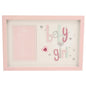 Talking Pictures 4"x6" Photo Frame for BABY GIRL 3D Letters and Sequins Finish