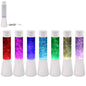 Lesser & Pavey Tall Multicoloured Changing Colour Light Up Glitter Lamp - Gold, Silver, Pink, Black or White (White)