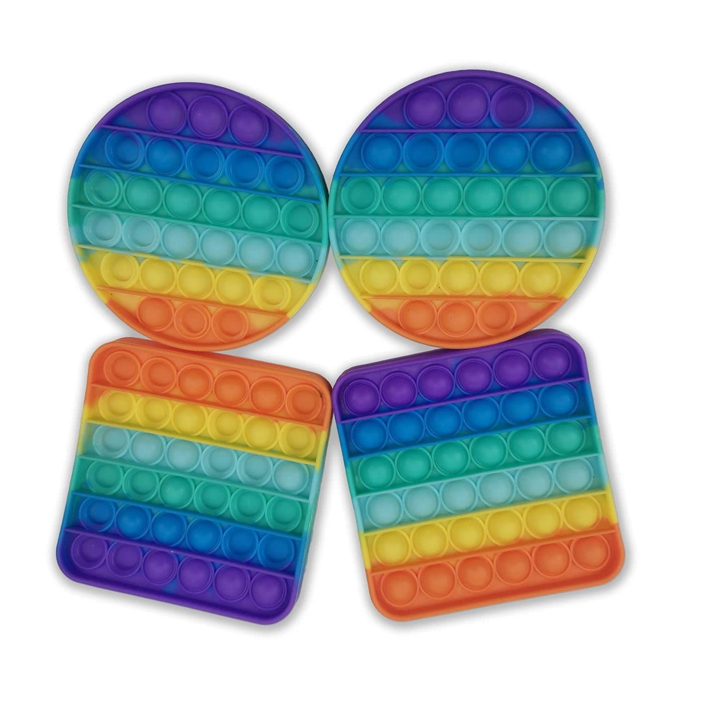 RAINBOW PUSH POP IT TOY ASSORTED