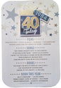 Prelude 40 Today Born In 1984. 40th Birthday Card For Male. Size 23x15 cm (9x6 Inches), White