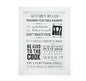 Lesser & Pavey Kitchen Rules - White Framed Humorous Plaque #LP25291
