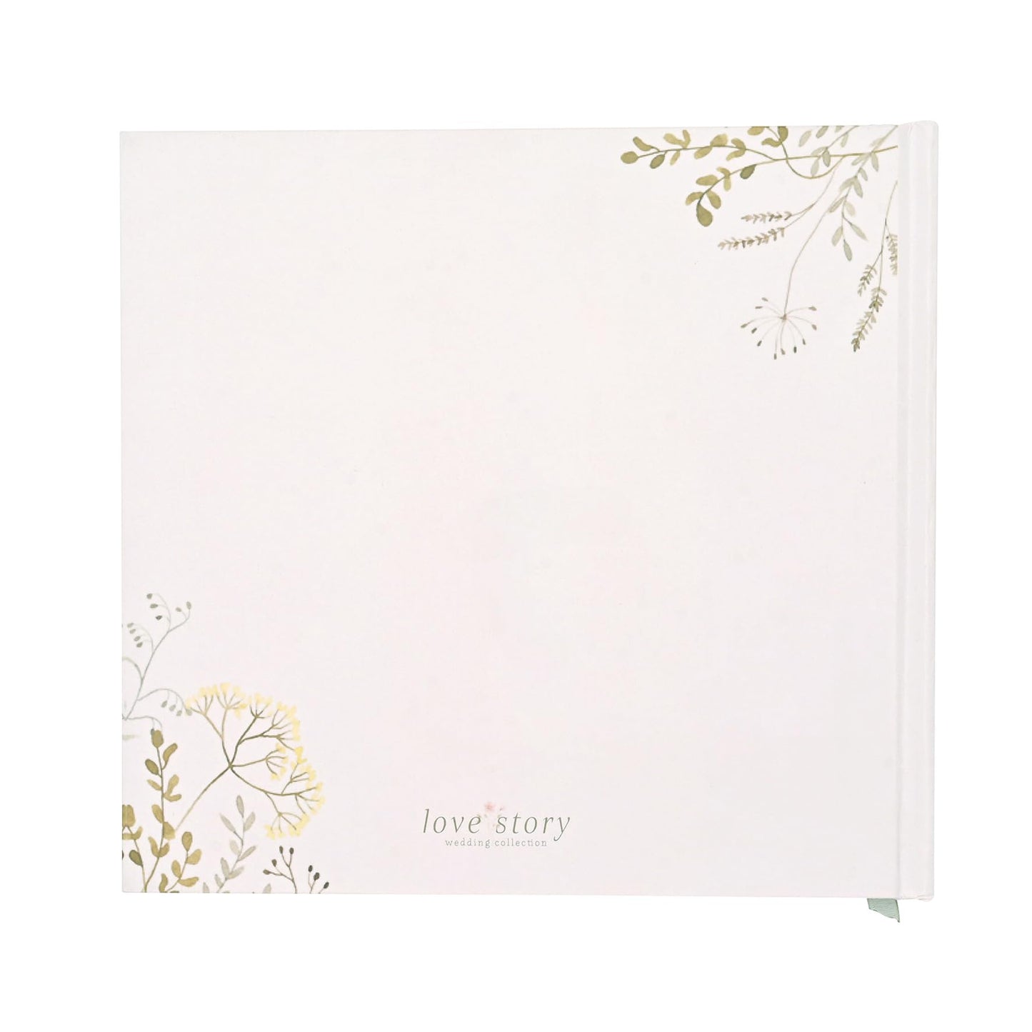 Love Story - Wildflower Wedding Album - Keepsake Picture/Photo Album Perfect for Storing Cherished Memories - Engagement/Bridal Shower Gifting H: 19cm x W: 17cm.