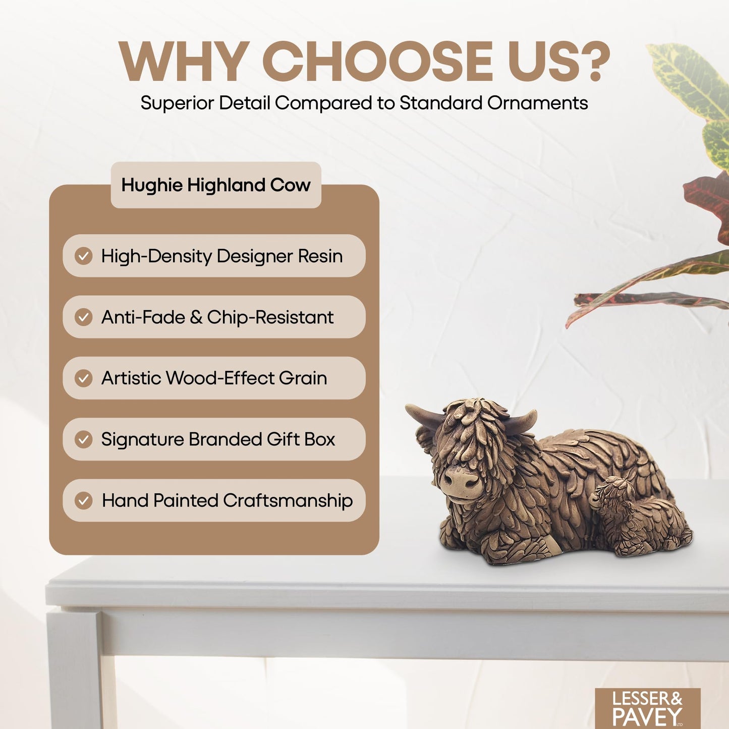 Lesser & Pavey Highland Cow